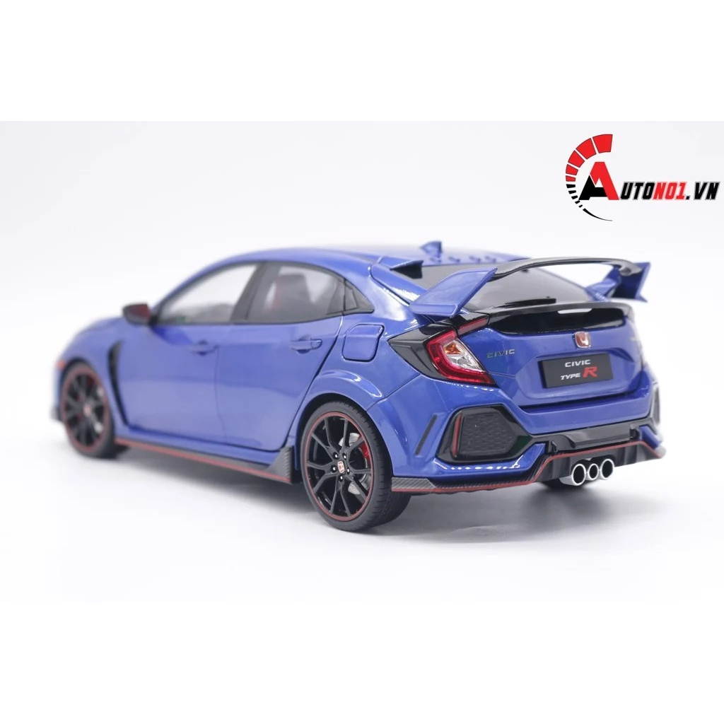 MÔ HÌNH XE HONDA CIVIC HATCHBACK TYPE R BLUE 1:18 LCD 5778