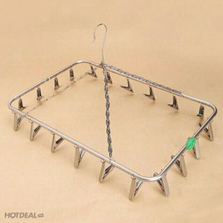 Móc dù inox vuông 20 kẹp