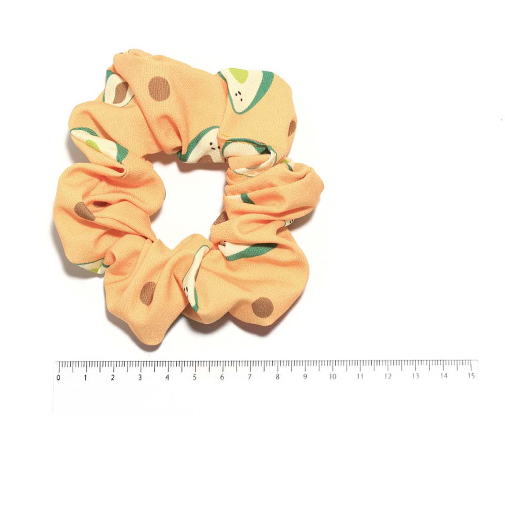 Dây buộc tóc co giãn họa tiết quả bơ xinh xắn đáng yêu cho nữ