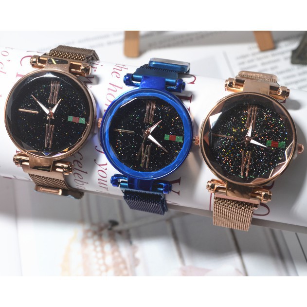 chính hãng Đồng Hồ Nữ Khóa Nam Châm - Chất Liệu Thép Nhuyễn, Viền 3D Siêu Xinh DHN001 (3 màu) | BigBuy360 - bigbuy360.vn