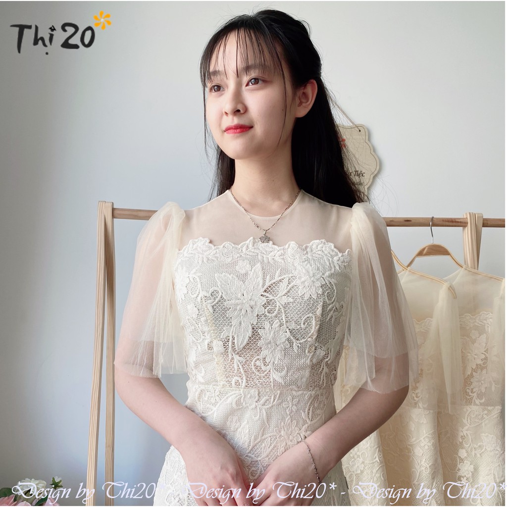Đầm dự tiệc ren dáng xòe V4014, thời trang thiết kế Thi20* phù hợp diện đi làm, đi sự kiện, đi tiệc, đi chơi, đi biển | BigBuy360 - bigbuy360.vn