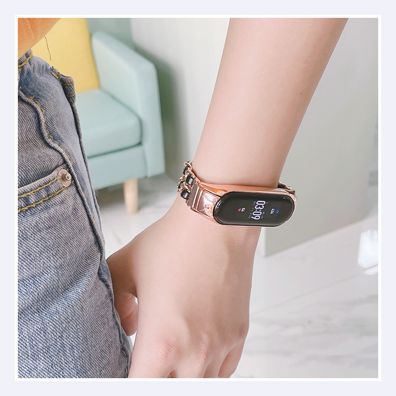 Dây Đeo Thay Thế Chất Liệu Da Cho xiaomi mi band 7 miband 7 smart band 7
