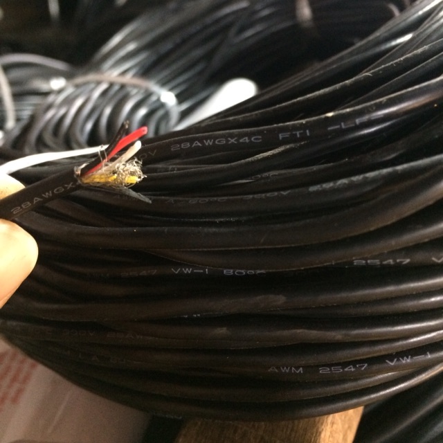 10m Dây điện 4 lõi 28AWG chống nhiễu