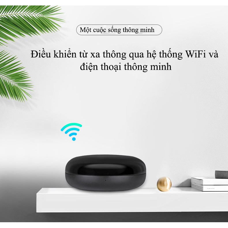 Bô điều khiển hồng ngoại thông minh tất cả trong 1 Tuya / Smart life dùng được cả với Siri lẫn Google (cao cấp)