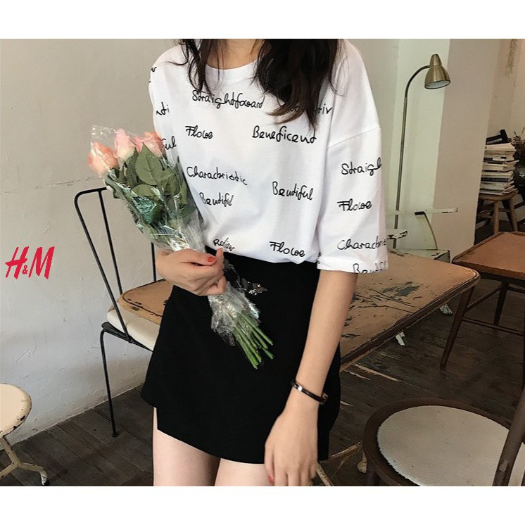 ÁO THUN TAY LỠ FORM RỘNG in chữ toàn thân (kèm ảnh thật ) | BigBuy360 - bigbuy360.vn