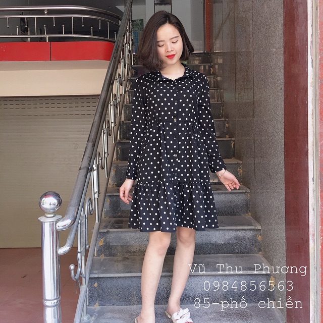 Váy xuông bi bèo