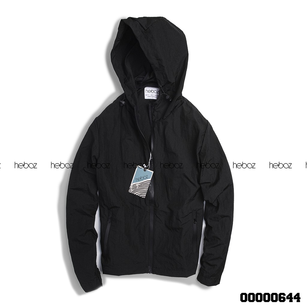 Áo khoác gió nhăn Heboz 1 lớp 3M - chất vải gió nhăn nhẹ nhàng, thoáng mát - 00000644