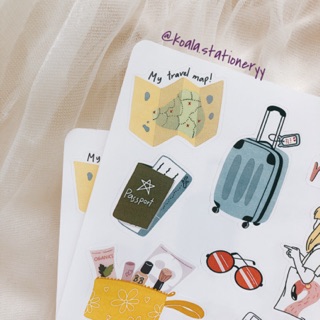 Bullet Journal Sticker - Du lịch 2