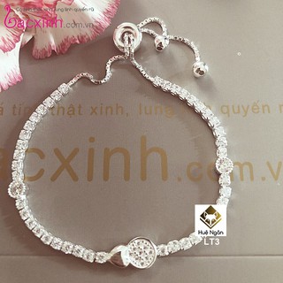 Lắc tay bạc Ý Bạc xinh -Vô cưc LT3