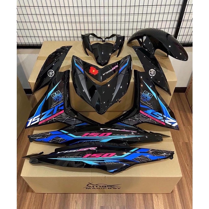 Tem rời Exciter 150 đen 7 màu Y15zr