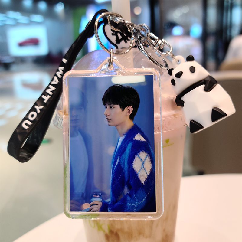 Cheng Yi Yang Zi Móc Chìa Khóa / Túi Xách Bằng acrylic