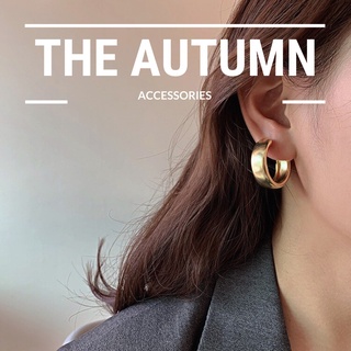 Khuyên tai hình chữ C mạ bạc s925 The Autumn Accessories - KT19