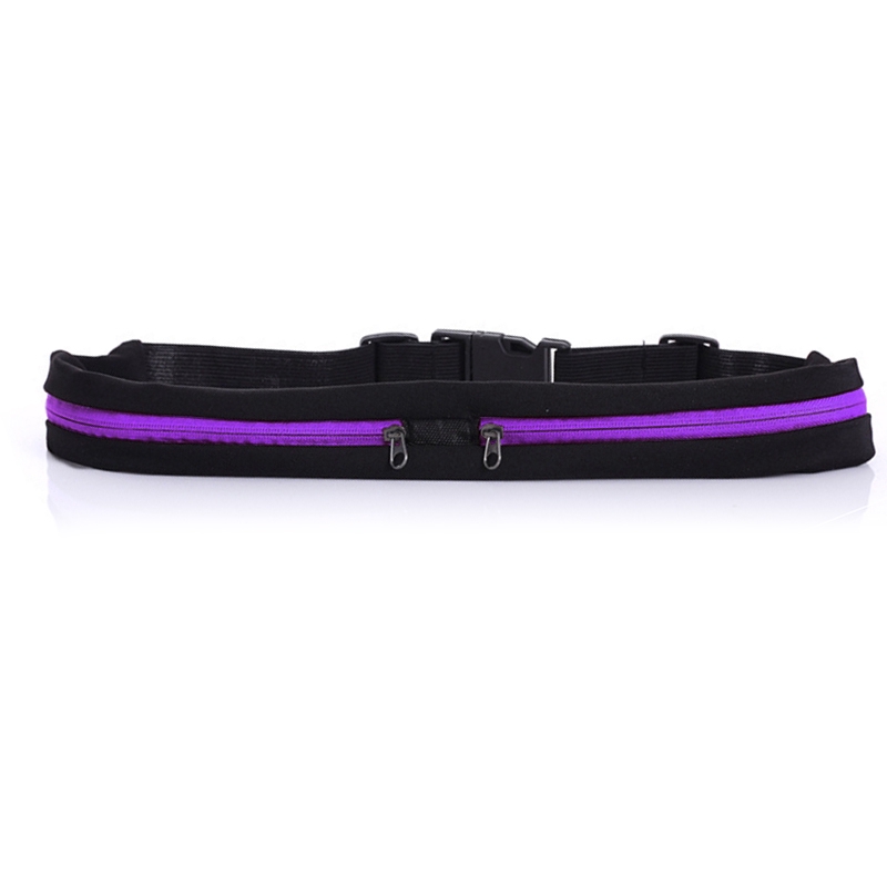 ❤ Best Running Belt Pocket Pocket Foil Waterproof 2 Expandable Pocket Ziyi