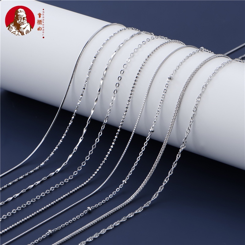 Dây Chuyền Bạc 925 Thiết Kế Đơn Giản Thời Trang Thu Đông