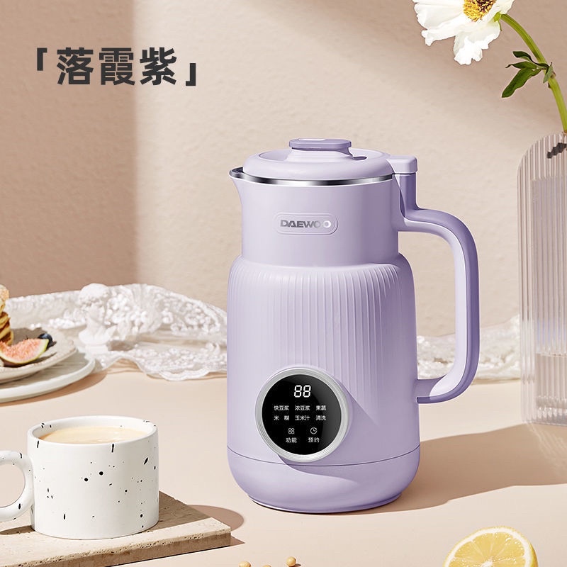 Máy xay sữa hạt Daewoo, làm sữa đậu nành, xay sinh tố đa năng có chức năng hẹn giờ dung tích 600ml_ DY-SM03.