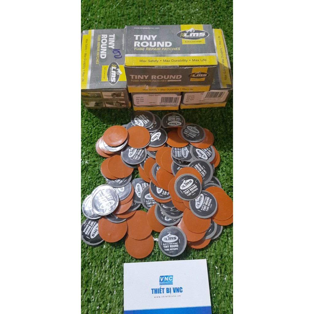 Hộp 100 Miếng vá săm xe máy LMS TC25 Ấn Độ