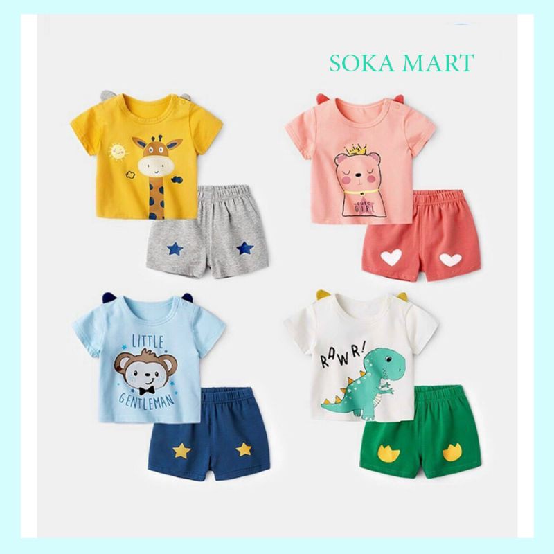 [Túi zip đen] Bộ minky mom thun lạnh cộc tay co giãn 4c cho bé 6-16kg