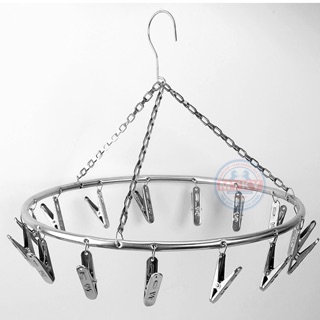 Móc Kẹp Đồ Inox Tròn Vuông