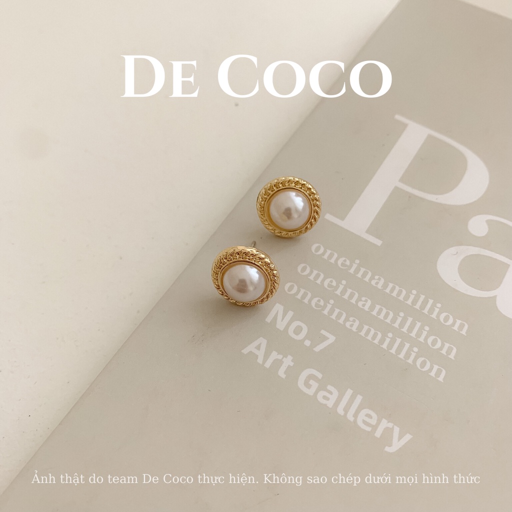 Khuyên tai bông tai solar earrings De Coco