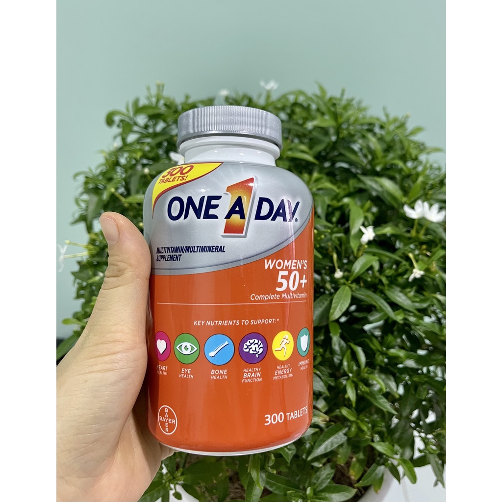 Vitamin tổng hợp One A Day Woman’s 50+ 300 viên - Vitamin dành cho Nữ giới trên 50 tuổi