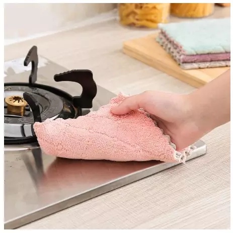 Combo Khăn Lau Bếp Lau Bát Đĩa Lau Tay Đa Năng- Siêu Thấm Hút- Sợi Vải Cotton dày dặn