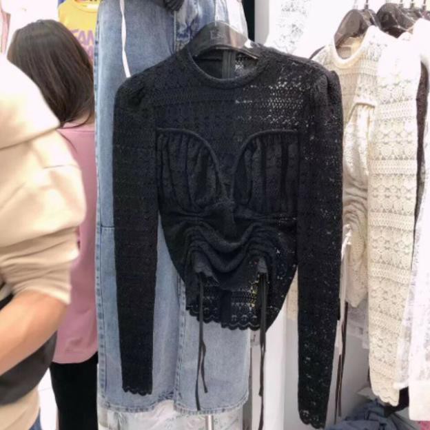 Áo ren rút dây sườn cúp ngực hot hit