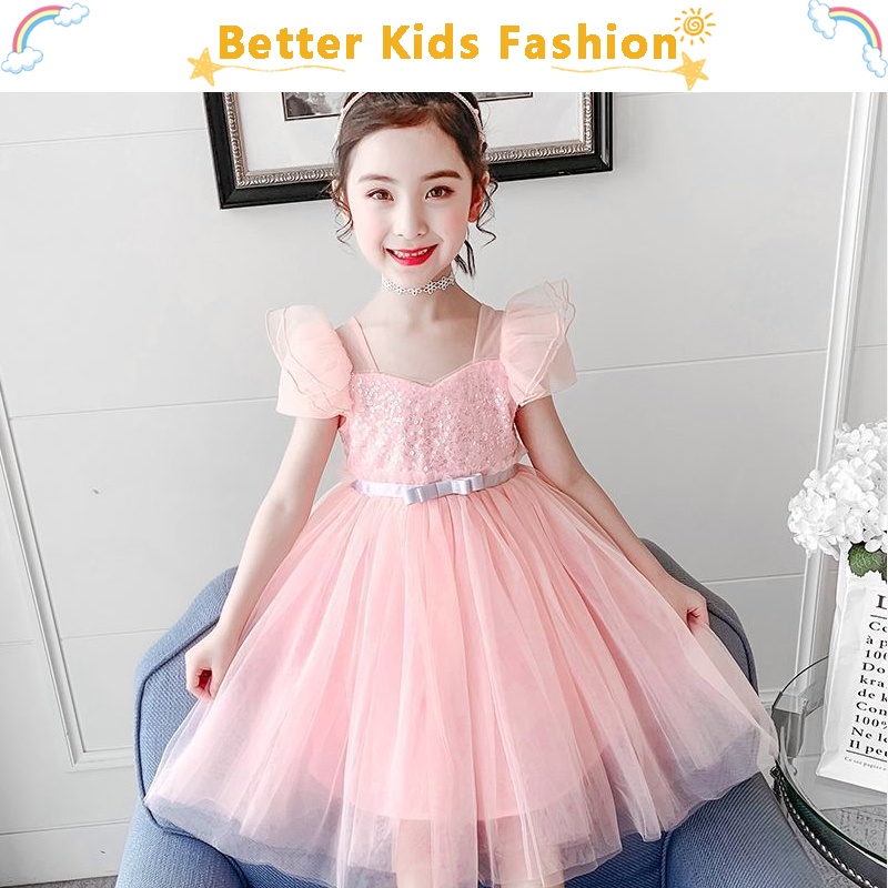 Đầm Công Chúa Elsa Phong Cách Phương Tây Thời Trang Mùa Hè Mới Cho Bé Gái