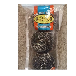 Cọ xoong nồi, chảo, miếng chùi xoong nồi inox  hàng xuất Nhật bản cao câp