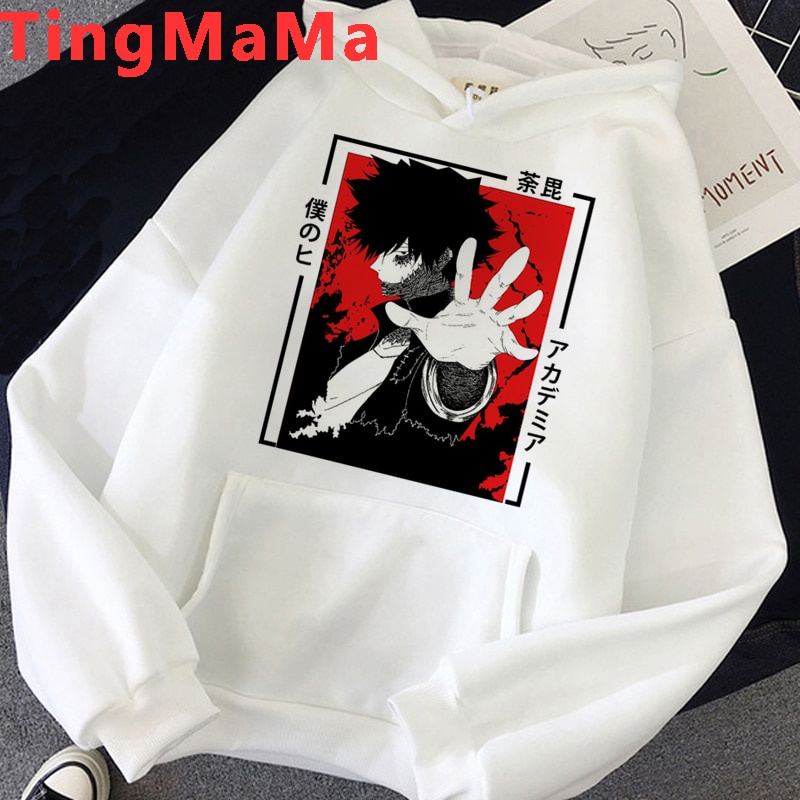 Áo hoodie in họa tiết hoạt hình My Hero Academia Dabi Bakugo Shoto Todoroki thời trang hip hop 2021 cho nam