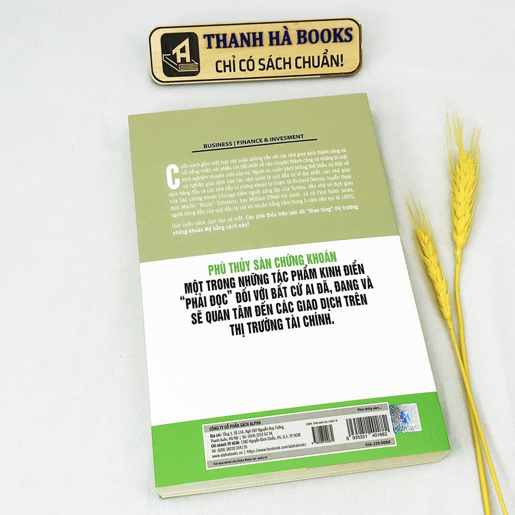 Sách - Phù Thủy Sàn Chứng Khoán - Thế Hệ Mới (Bìa xanh) - Thanh Hà Books