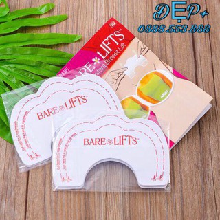 Miếng dán nâng ngực cao cấp có che nhũ hoa - bare lifts