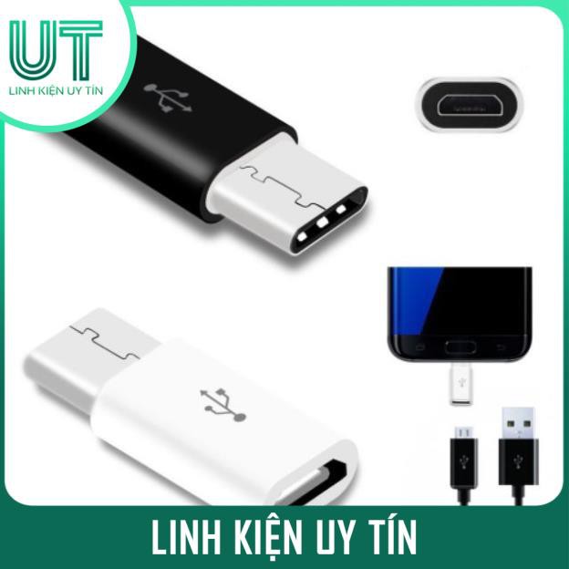 Cổng Chuyển Đổi MicroUSB Sang Type C, typeC,type-C