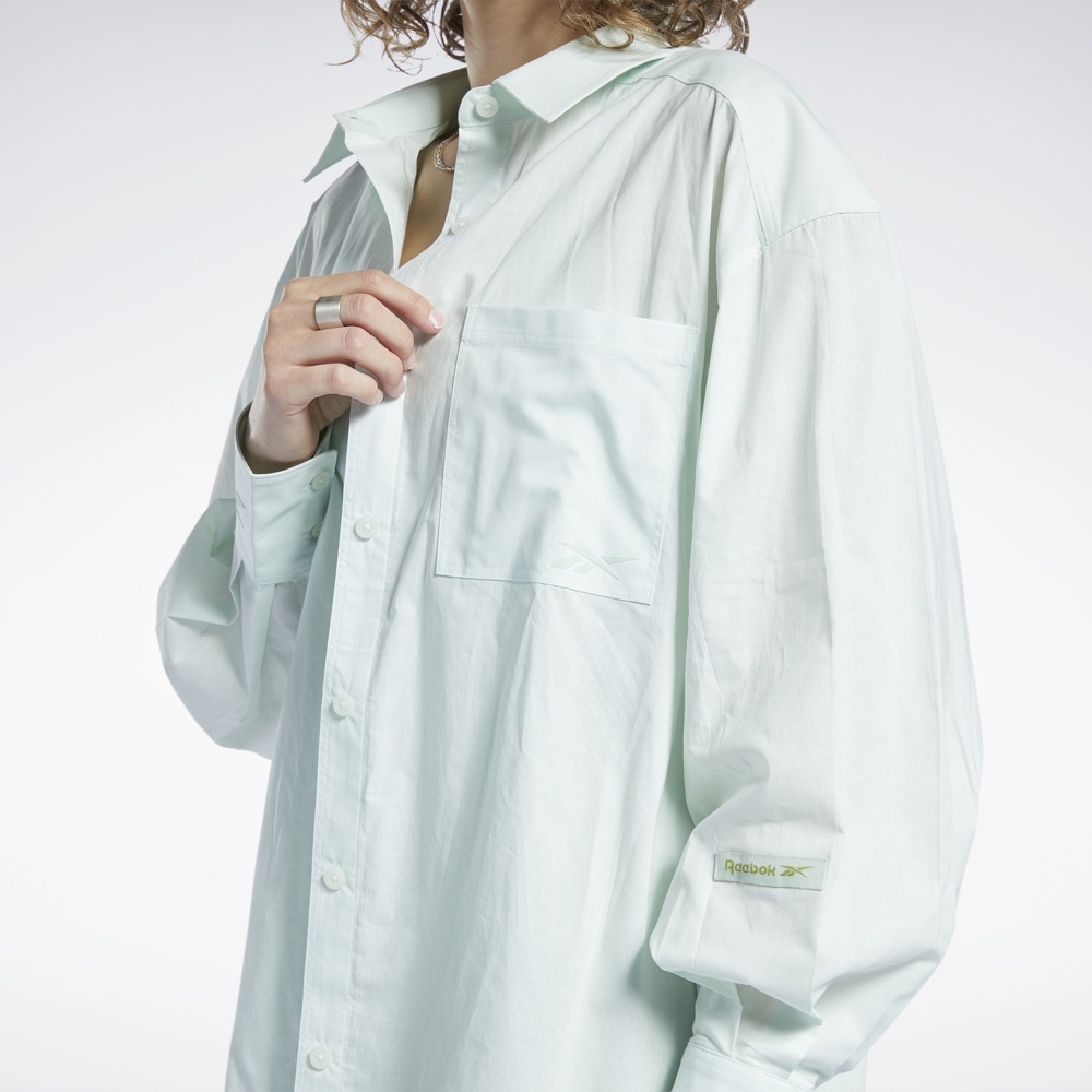 Áo sơ mi dài tay thời trang Reebok Classics Button-Up Long Sleeve Shirt HB8648
