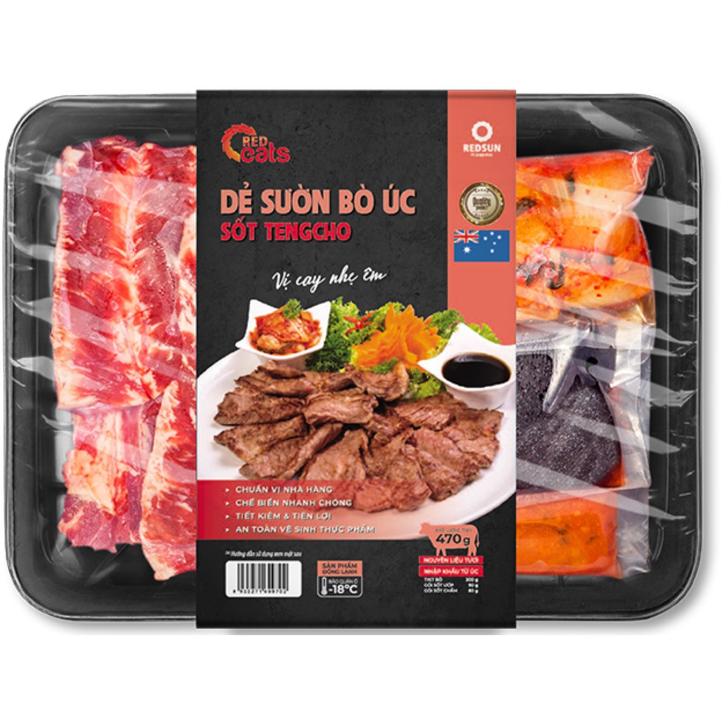 Dẻ Sườn Bò Úc Sốt vị Tengcho Korean BBQ - Vị ngon chuẩn nhà hàng