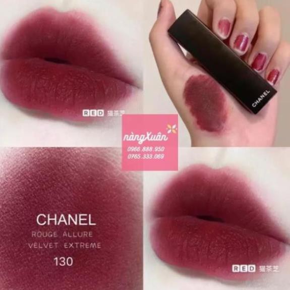 Son Lì Chanel Rouge Allure Velvet Extreme Màu 130 Rouge Obscur | BigBuy360 - bigbuy360.vn