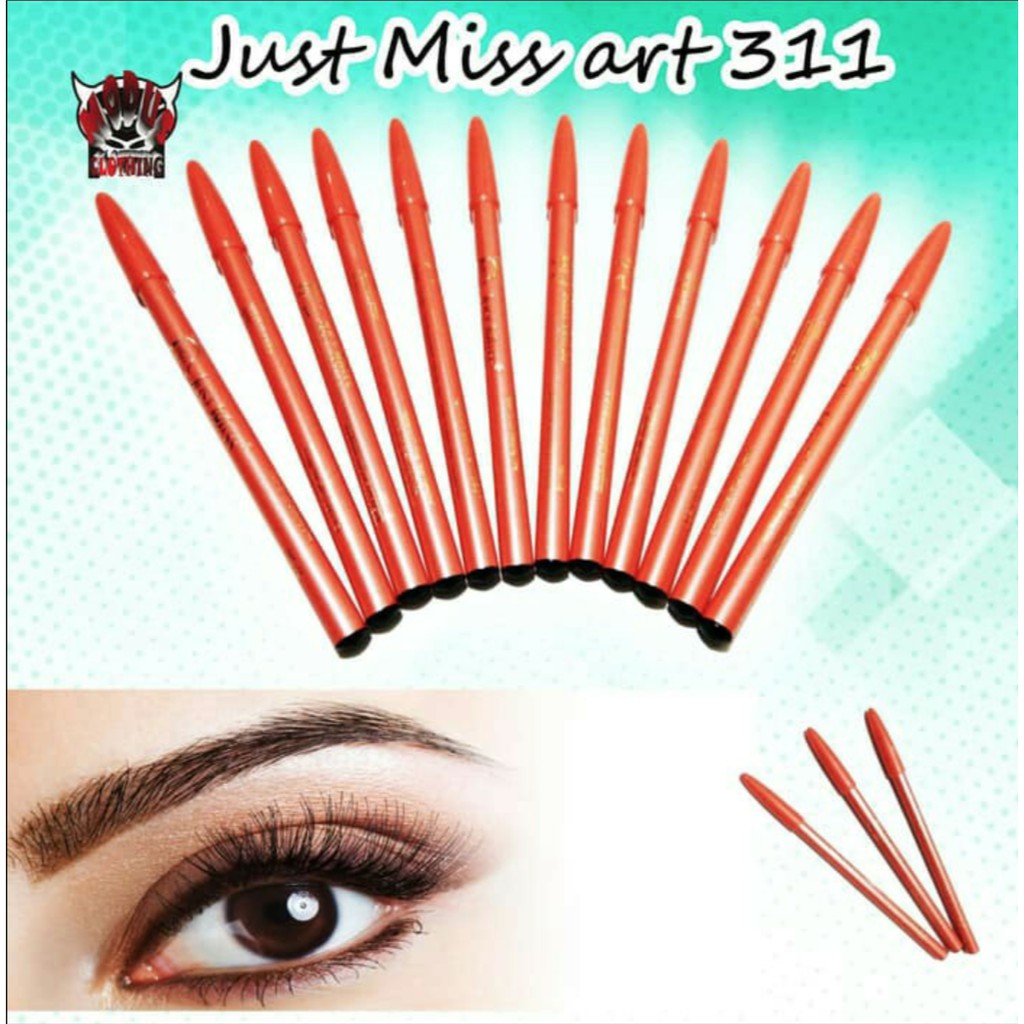 (hàng Mới Về) Bút Chì Kẻ Lông Mày 311 Màu Cam Oren Jm Miss Justmiss Ori Bpom | BigBuy360 - bigbuy360.vn