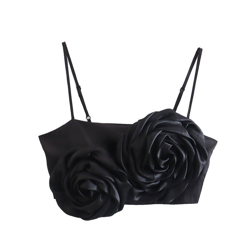 Áo quây Đính Hoa hai dây siêu xinh Hàng Thiết Kế