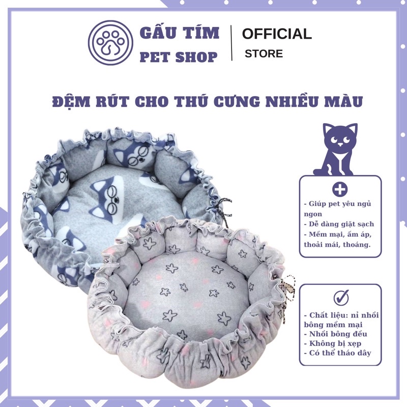 Đệm rút cho thú cưng nhiều màu