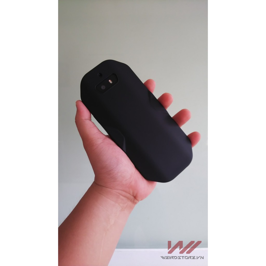 Ốp lưng dẻo màu đen + cường lực cho điện thoại Ratel Cell R1020