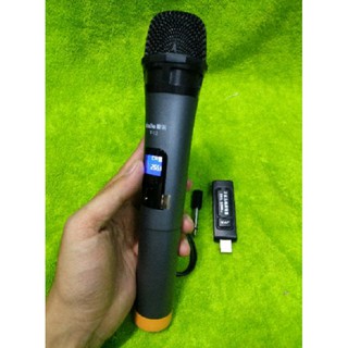 Mic Không dây Daile V12 dành cho Loa Bluetooth Karaoke - Loa Kéo Mini, dàn karaoke ampli tại nhà..