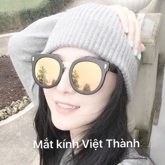 Kính tròn gương nhiều màu phạm băng băng