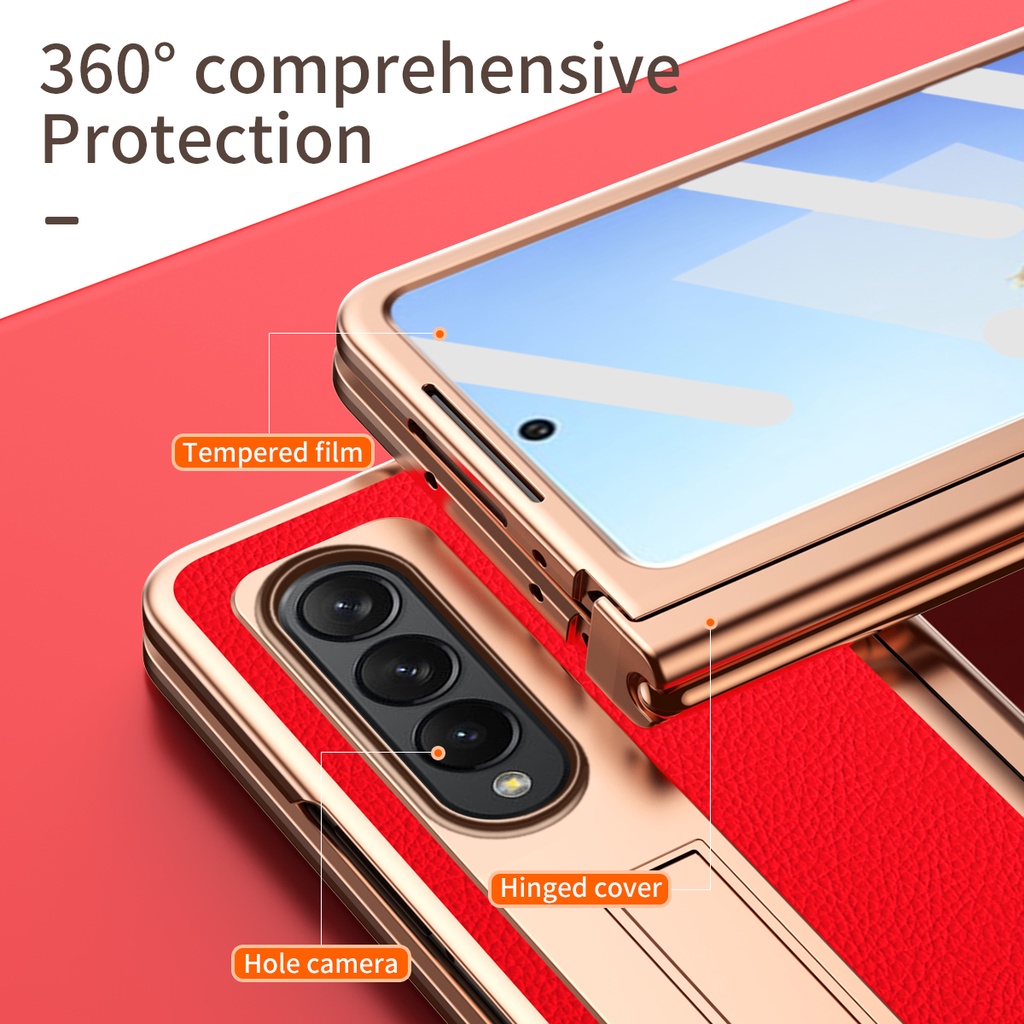 Ốp lưng Samsung Galaxy Z Fold 4 5G ốp điện thoại ZFold 3 ốp ZFold 2 case W21 W22 W23 F9160 F9260 F9360 casing Folder 4 Ốp Điện Thoại Bảo Vệ Toàn Diện Cho ZFold4 ZFold3 ZFold2 2022 2021 2020