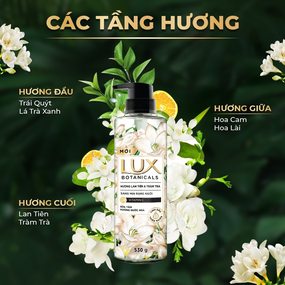 [Chính Hãng 100%] Sữa Tắm Lux Botanicals Hương Nước Hoa 530g