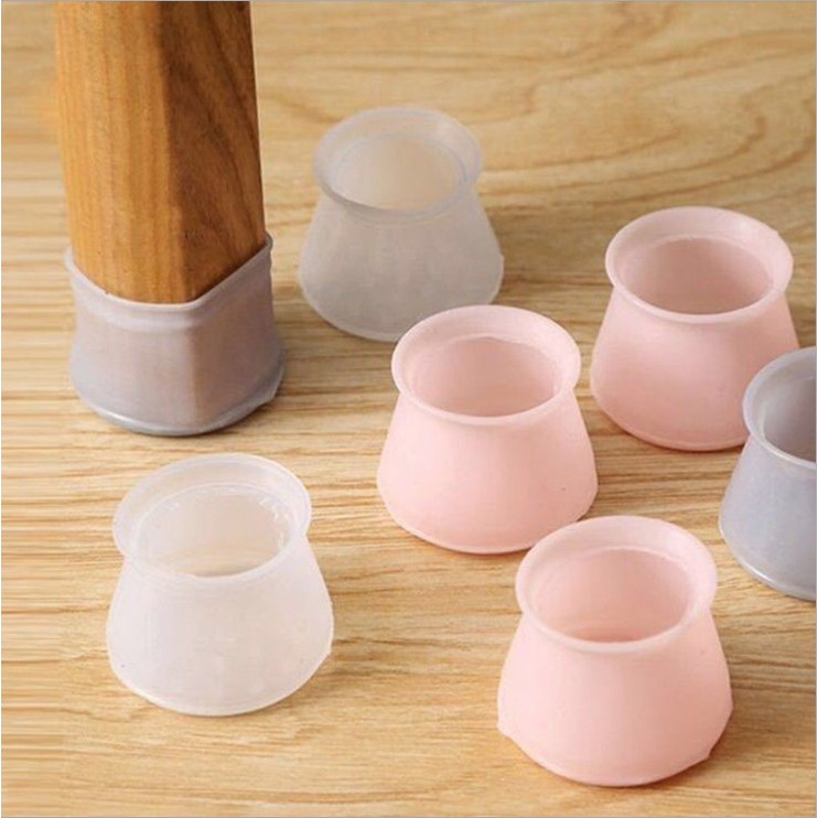 [SET 4] Bọc Chân Ghế, Bàn Bằng Silicone Dày