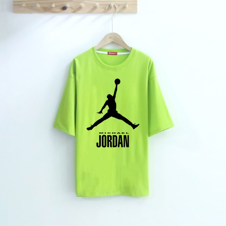 Áo Thun JORDAN CHỮ 100% Cotton, Áo Phông Form Rộng Unisex Cho Nam Và Nữ. .