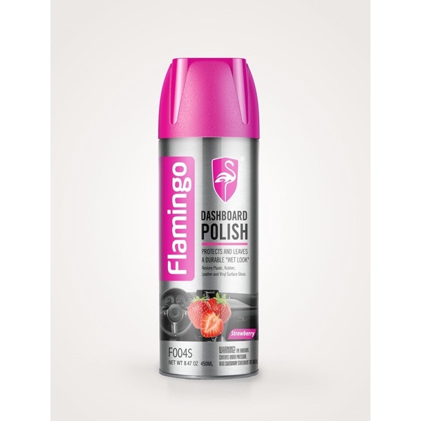 Bình đánh bóng đồ da và gỗ công nghệ nano flamingo F004 450ml