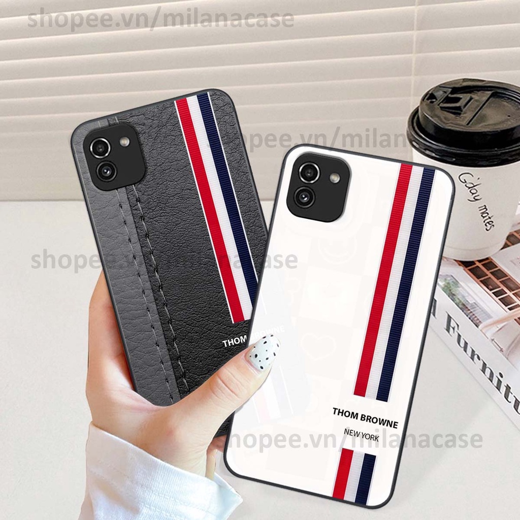 Ốp Samsung A03 in hình các thương hiệu nổi tiếng trẻ trung thể thao cá tính