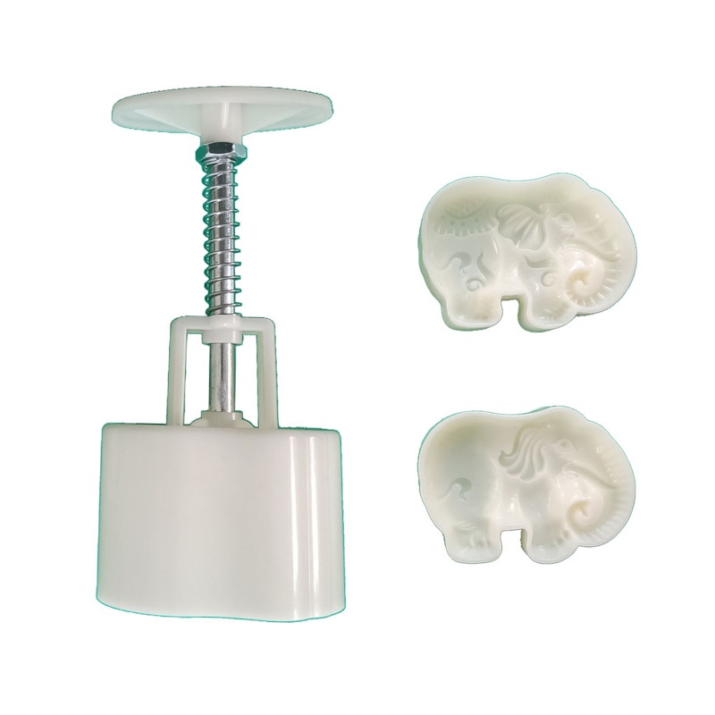 Khuôn Làm Bánh Trung Thu 75g Hình Chú Voi Dễ Thương