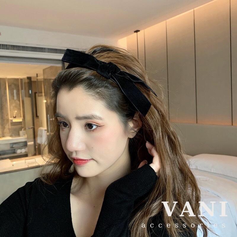 Băng Đô Nhung Đính Nơ Hàn Quốc - Vani Store [PKT251] [PKT00251]