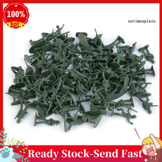 Bộ 100 đồ chơi mô hình người lính bằng nhựa cho bé